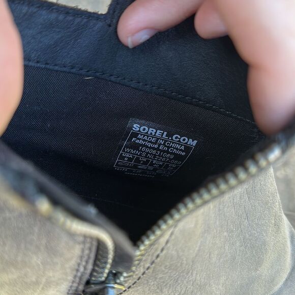 Sorel Lola‎ Buckle Ankle Bootie Sz 9 - Picture 9 of 9